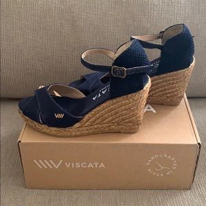 Viscata Aiguablava Canvas Espadrille Wedges